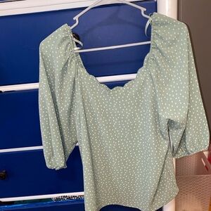 L MID-LENGTH SLEEVE BLOUSE